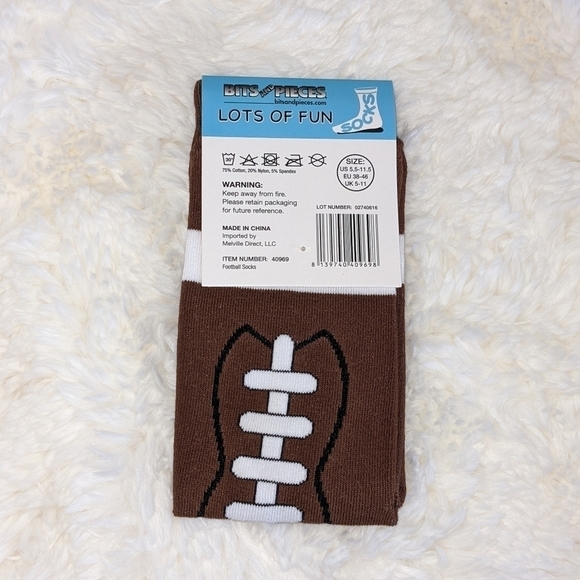 Football Themed Socks NWT - Picture 2 of 2